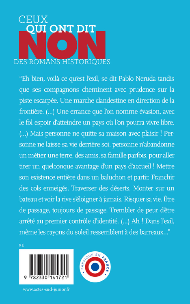 Pablo Neruda : "Non à l'humanité naufragée" - Bruno Doucey - ACTES SUD