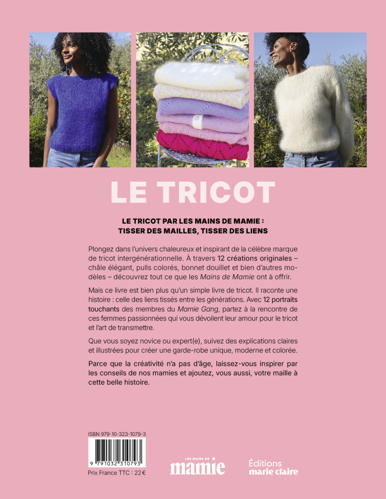 Le tricot, les Mains de Mamie - Aurélie de Barros - MARIE-CLAIRE