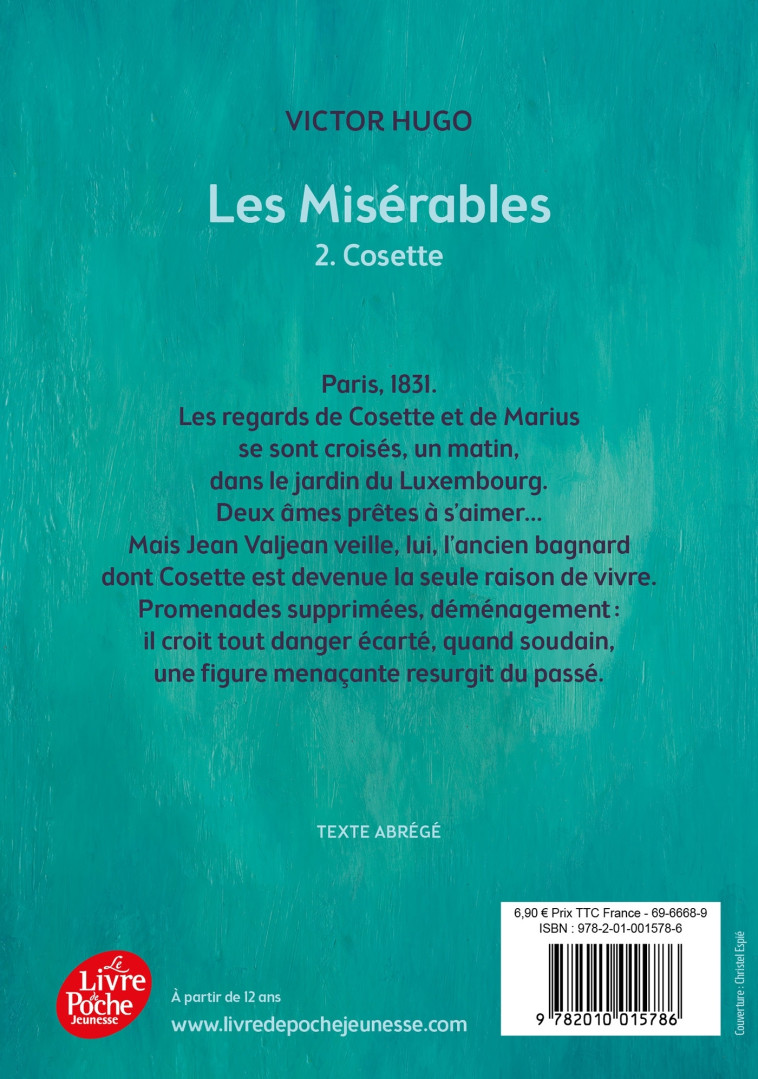 Les misérables - Tome 2 - Cosette - Texte Abrégé - Victor Hugo - POCHE JEUNESSE