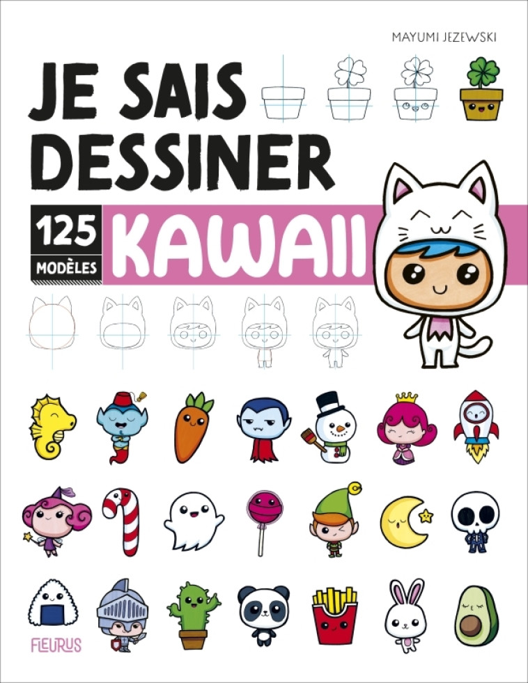 Kawaii. 125 modèles - Mayumi Jezewski - FLEURUS