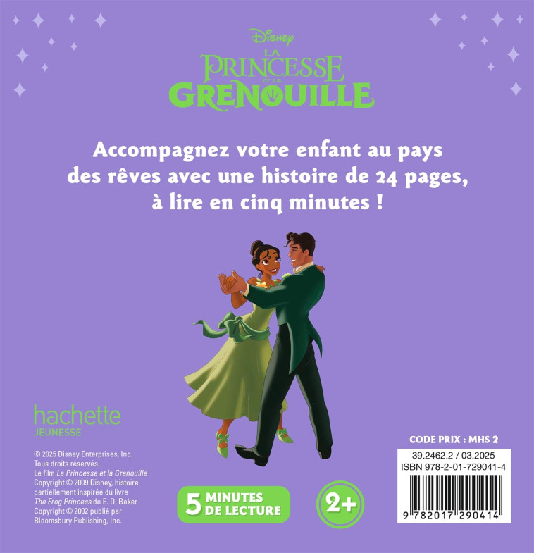 LA PRINCESSE ET LA GRENOUILLE - Mon Histoire du soir - L'histoire du film - Disney Princesses - XXX - DISNEY HACHETTE