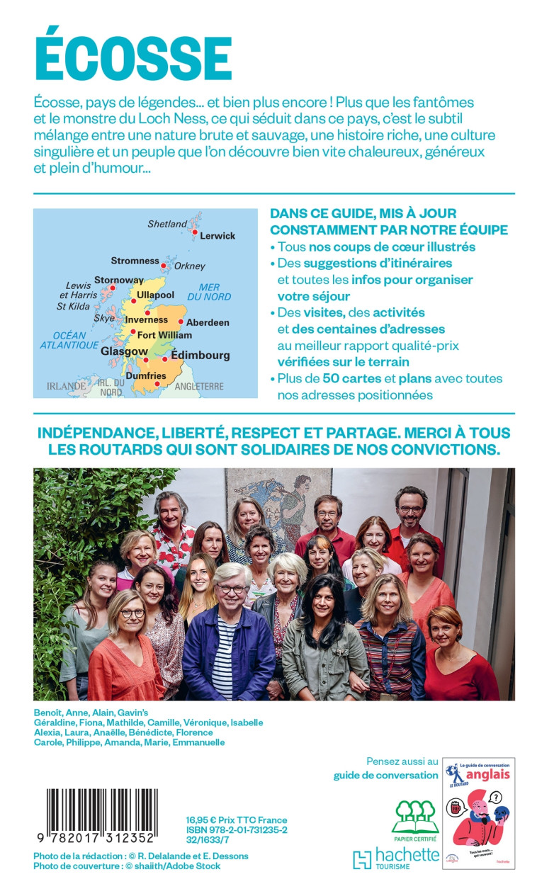 Guide du Routard Ecosse 2025/26 -  ,   - HACHETTE TOURI