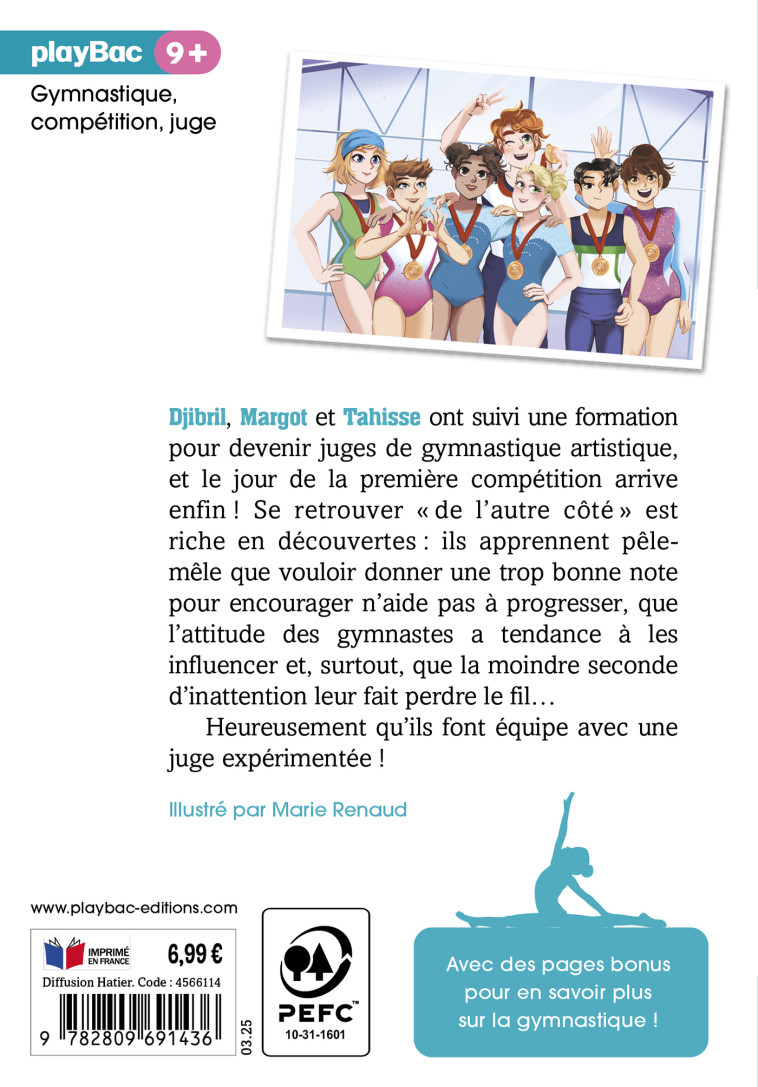 Passion Gym - Quelle note pour Jade ? - Tome 8 - Sylvie Baussier,  Marie Renaud, Sylvie Baussier,  Marie Renaud - PLAY BAC