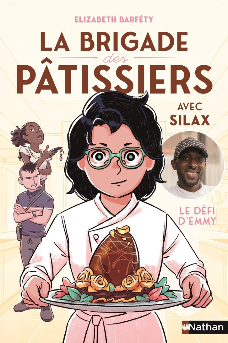 La brigade des pâtissiers avec Silax - Le défi d'Emmy - Tome 1 - Elizabeth Barféty, Silamaka Soukouna, Hugo Baurens - NATHAN