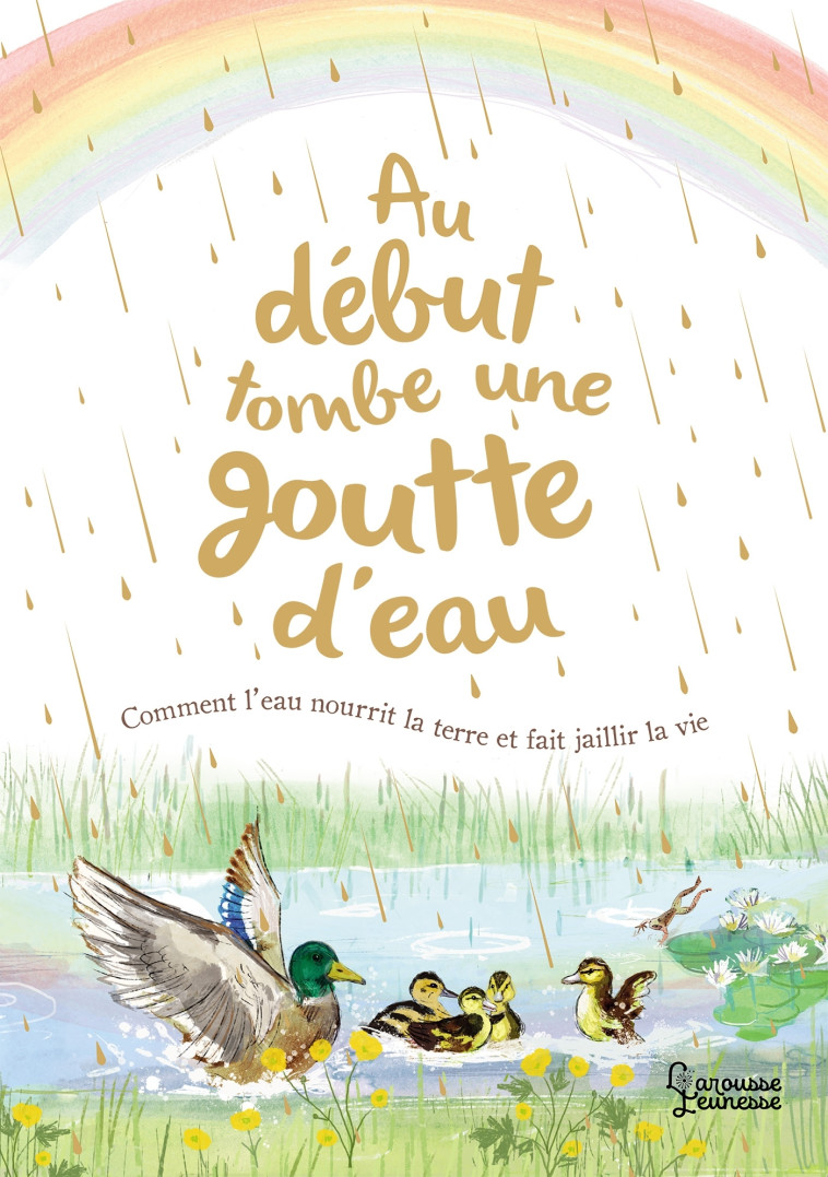 Au début tombe une goutte d'eau - Aimee Gallagher, Sally Garland, Emmanuelle Kecir Lepetit, Aimee Gallagher, Sally Garland, Emmanuelle Kecir Lepetit - LAROUSSE