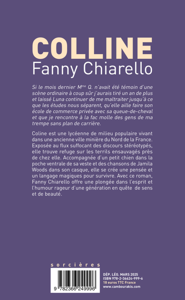 Colline - Fanny Chiarello, Fanny Chiarello - CAMBOURAKIS