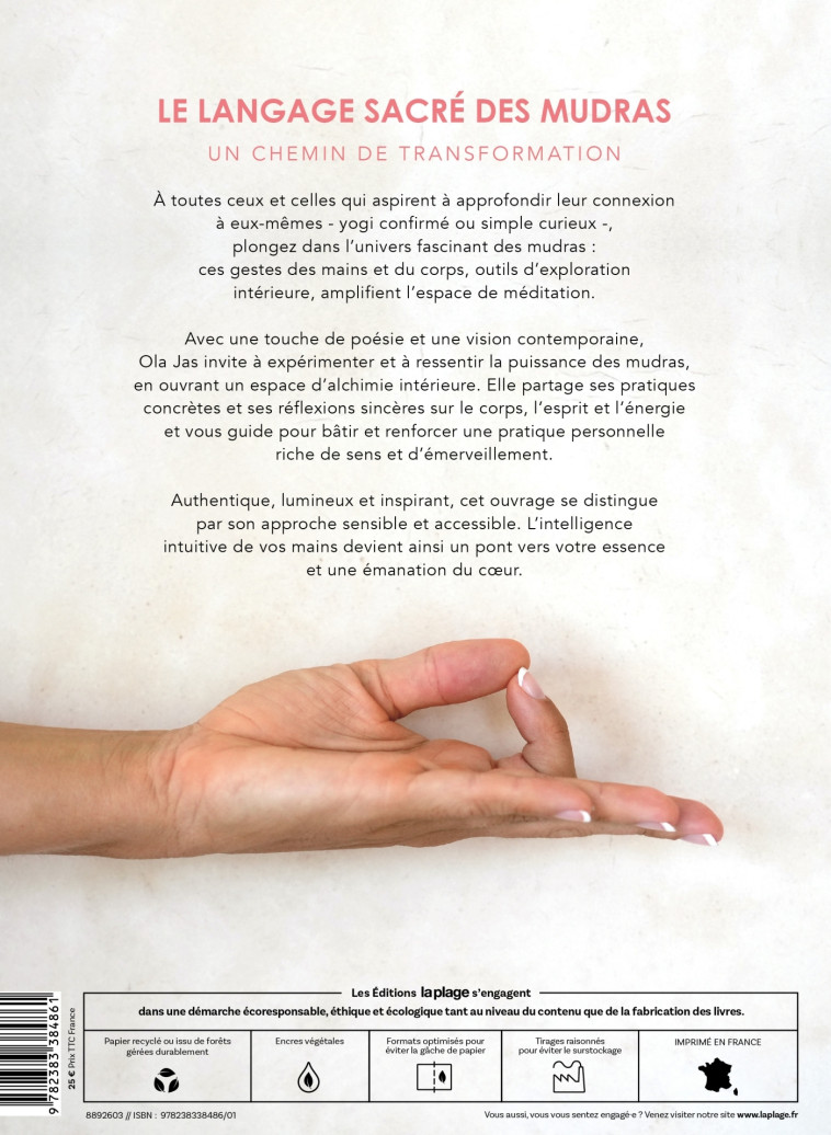 Mudras - Yoga des mains - Alexandra Jastrzebska, Ola Jas - LA PLAGE