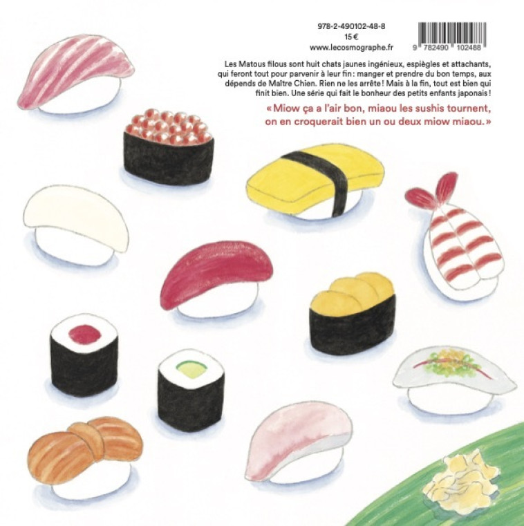 Les Matous Filous Au Restaurant De Sushis - KUDOH Noriko - COSMOGRAPHE