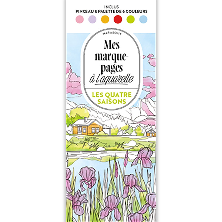 Mes marque-pages à l'aquarelle - Quatre saisons -   - MARABOUT