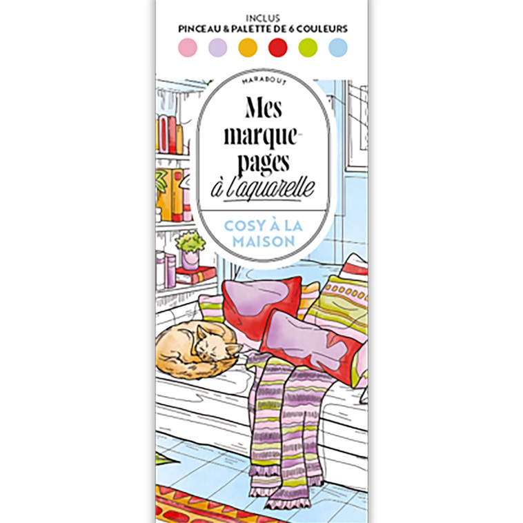 Mes marque-pages à l'aquarelle - Cosy à la maison -   - MARABOUT