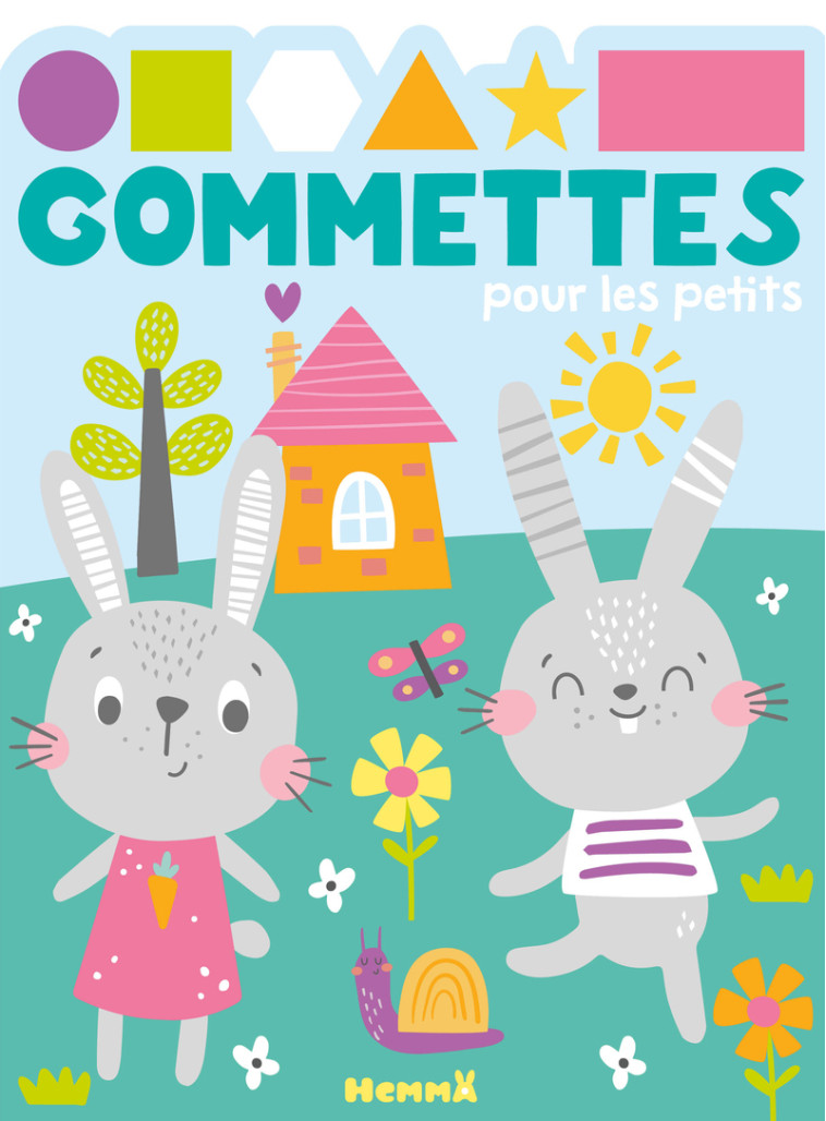 Gommettes pour les petits (Lapins) -  Collectif,  Collectif,  Collectif - HEMMA